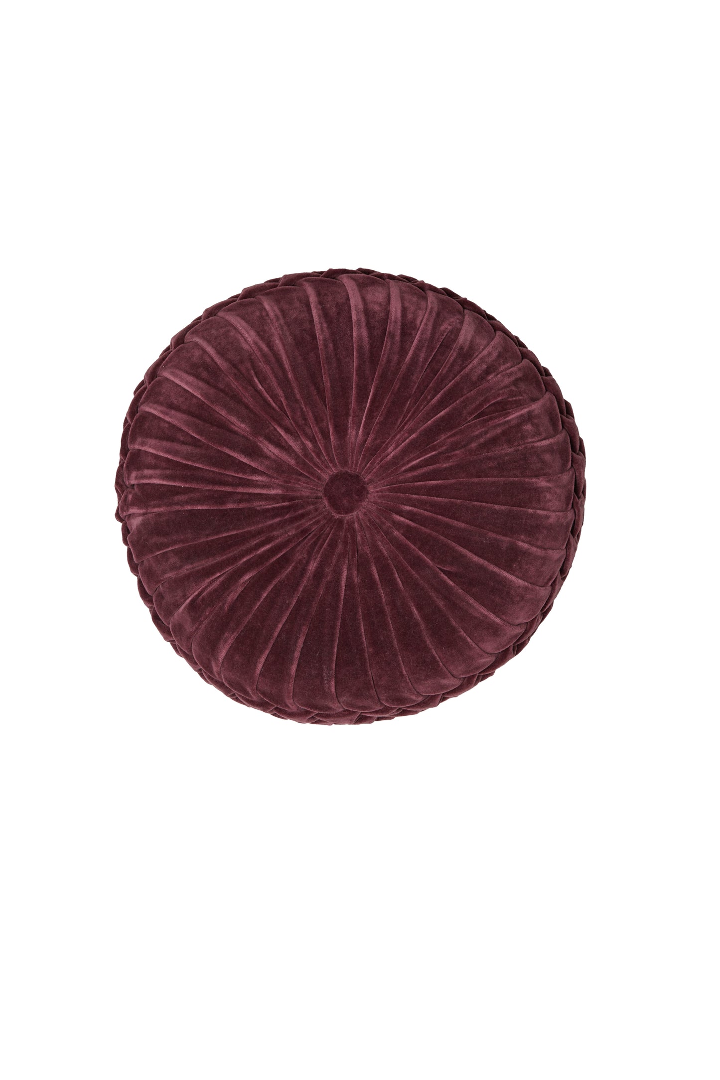 Whirl Cushion in Eggplant