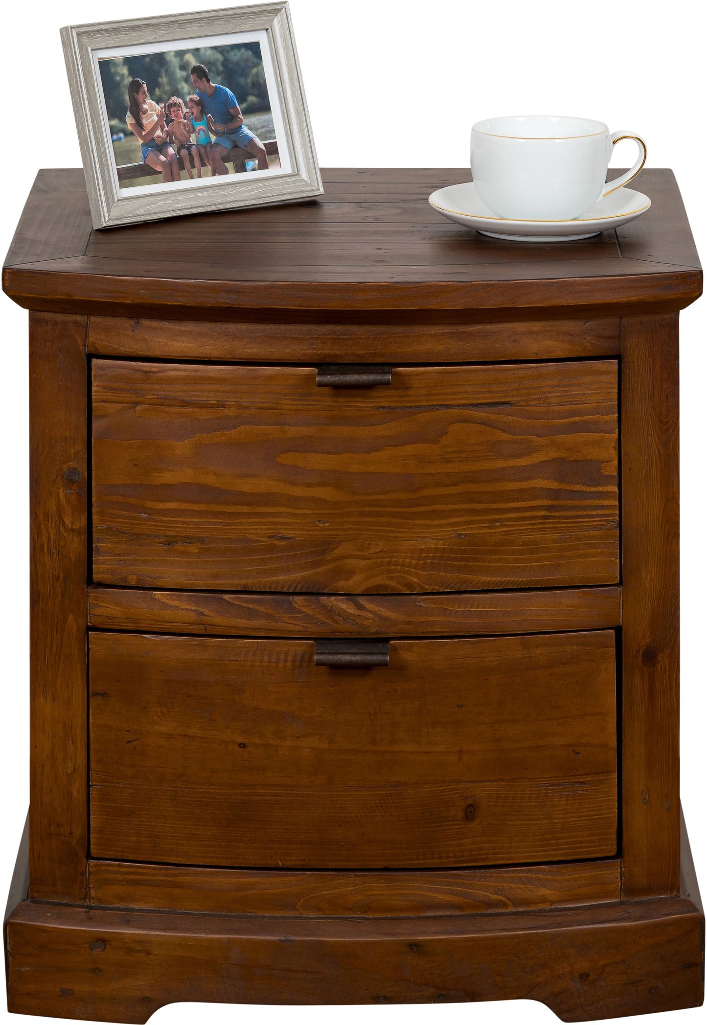 Oscar 2 Drawer Bedside Table