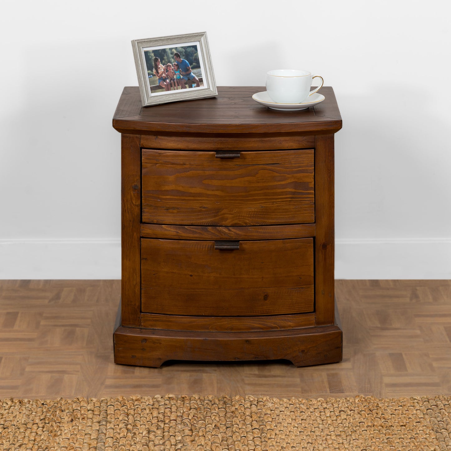 Oscar 2 Drawer Bedside Table