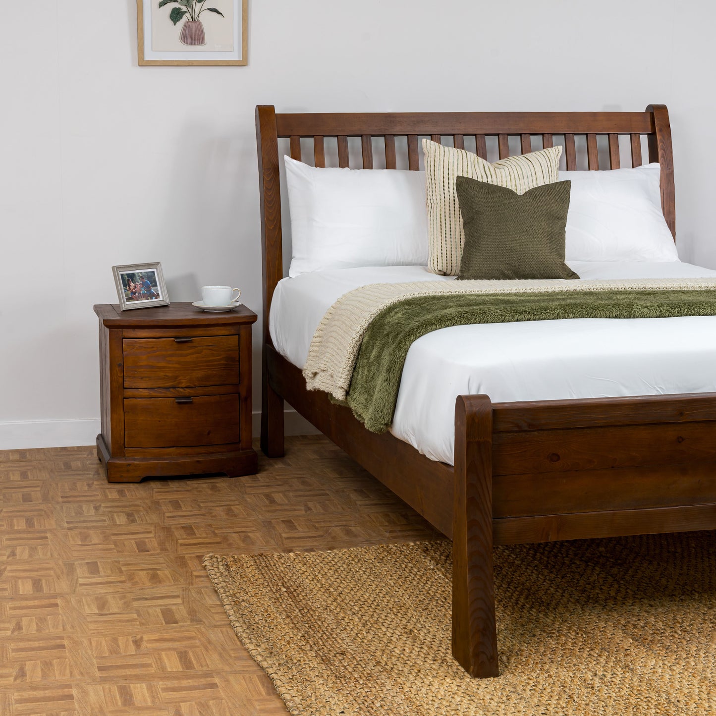 Oscar 6'0 Sleigh Bed