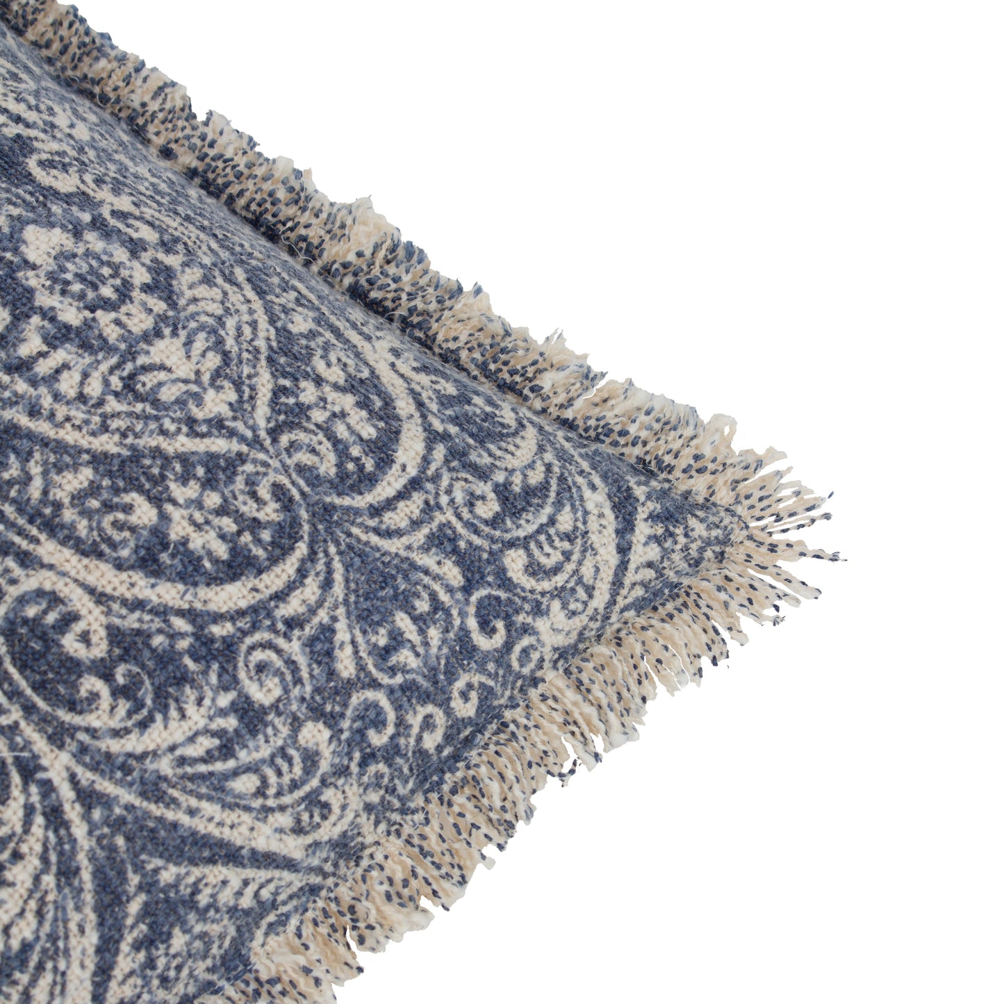 Serenity Blue Damask Cushion