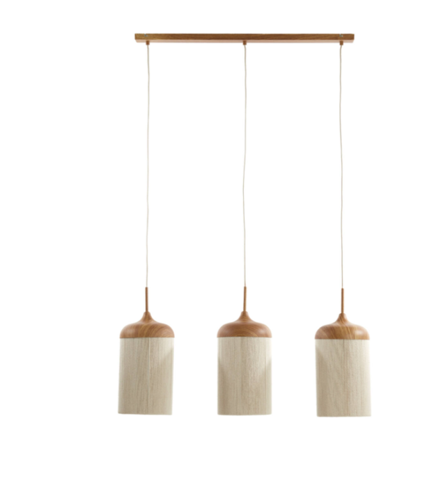 Demimaatman Ceiling Lights – Natural & Cream (Set of 3)