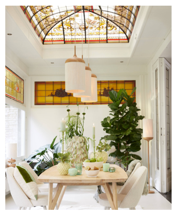 Demimaatman Ceiling Lights – Natural & Cream (Set of 3)