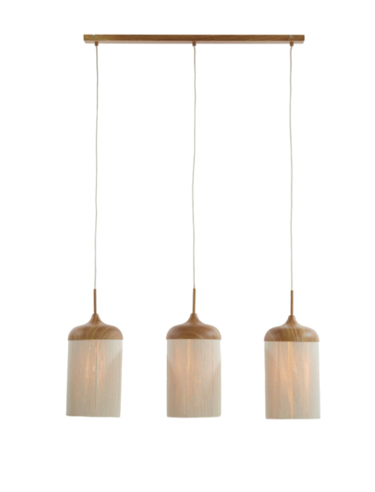 Demimaatman Ceiling Lights – Natural & Cream (Set of 3)