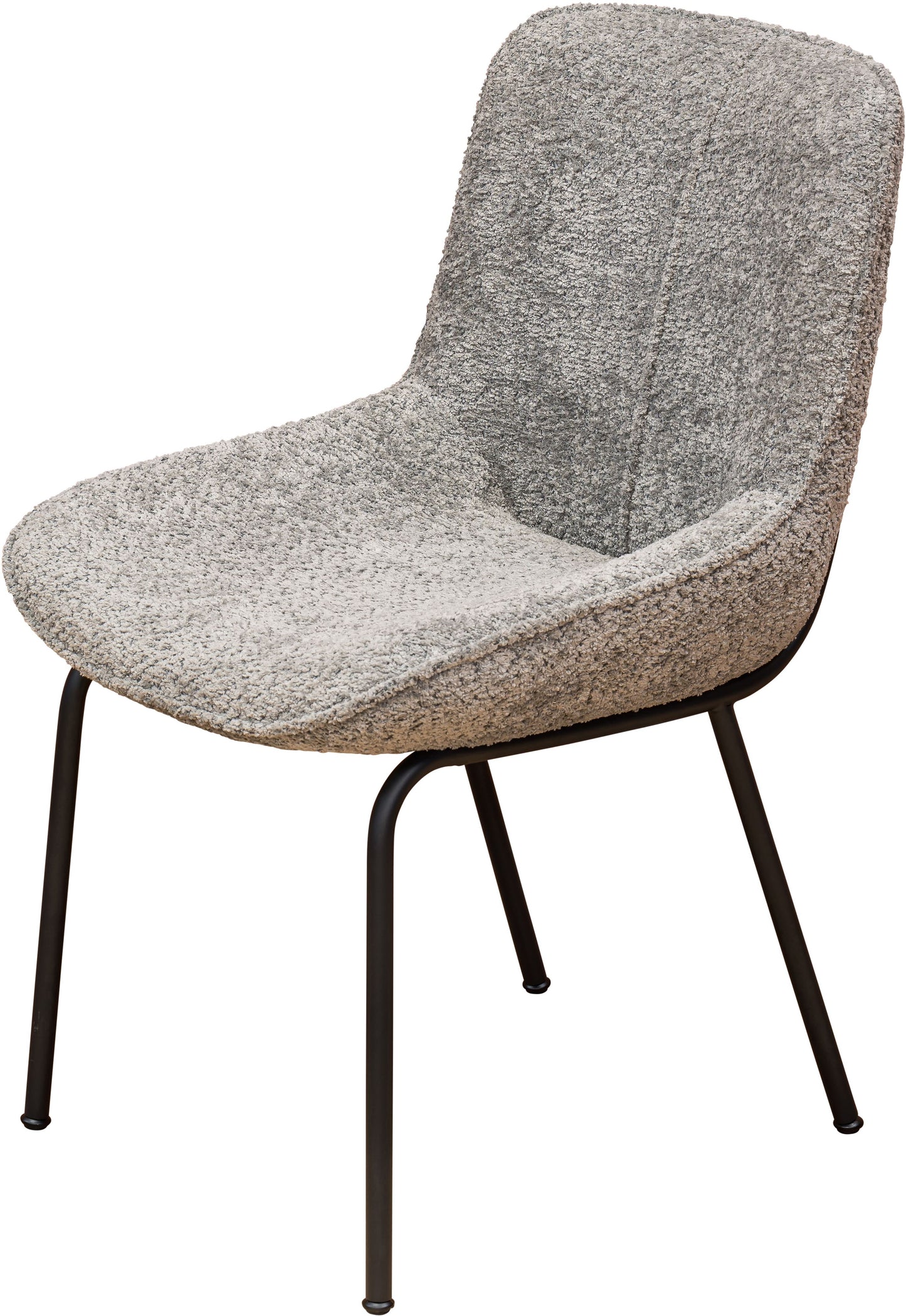 Nancy Dining Chair -Bouchle Grey