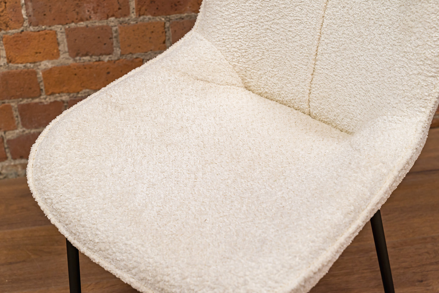 Nancy Dinning Chair - Bouchle White
