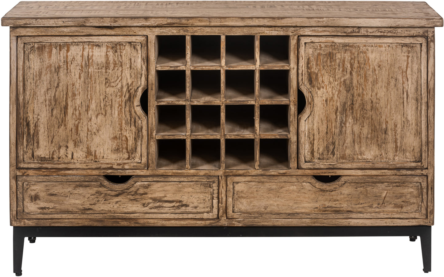 Harrison Range Sideboard with 16 Bottle Wine Rack