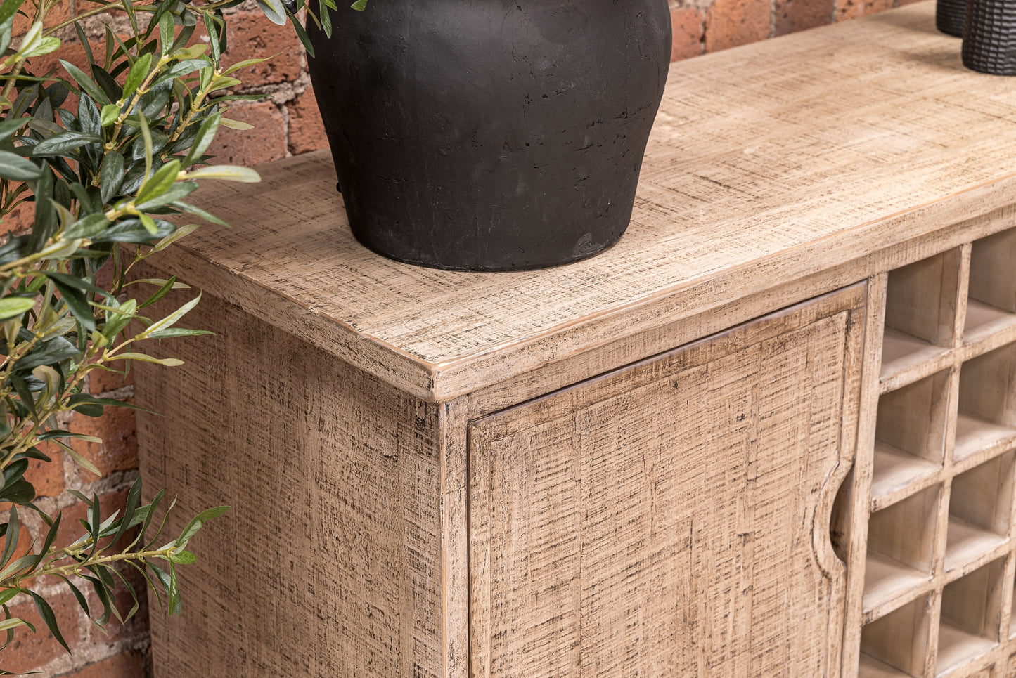 Harrison Range Sideboard with 16 Bottle Wine Rack