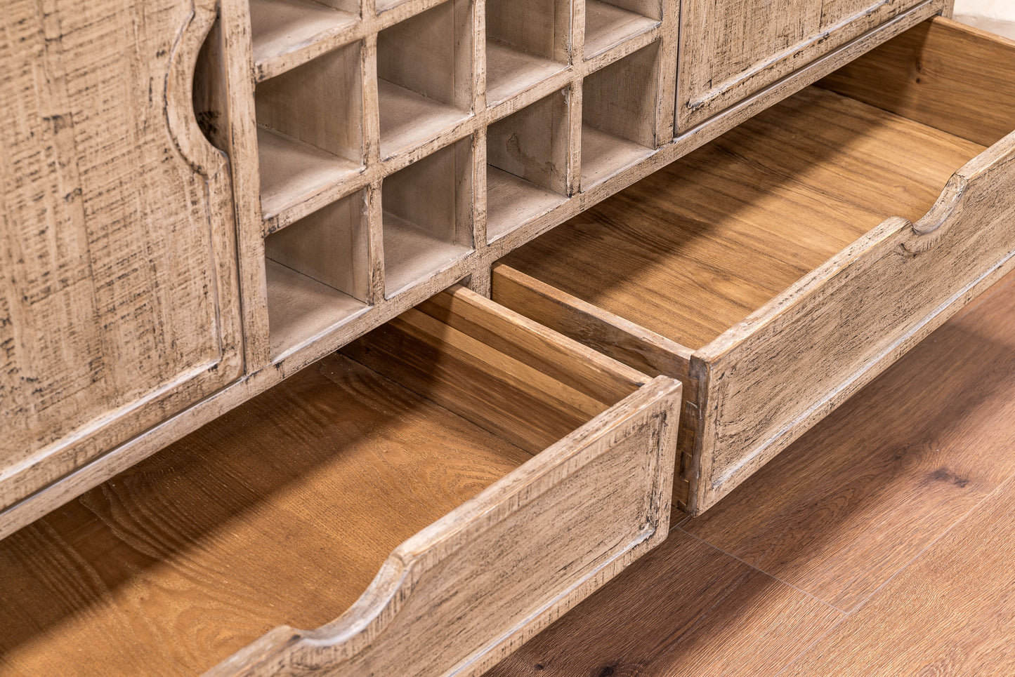 Harrison Range Sideboard with 16 Bottle Wine Rack
