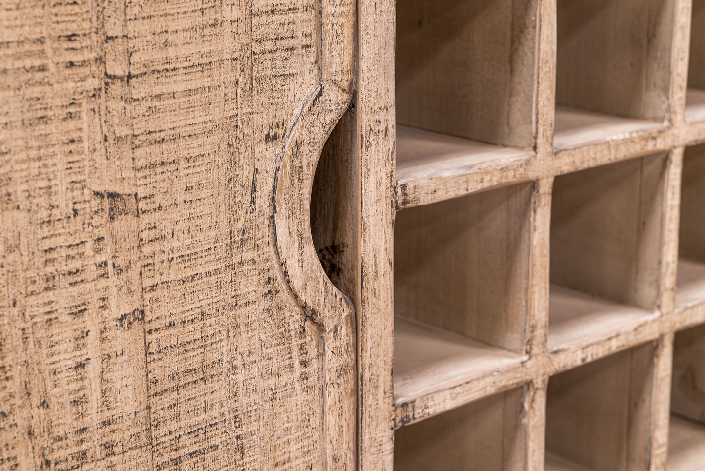 Harrison Range Sideboard with 16 Bottle Wine Rack