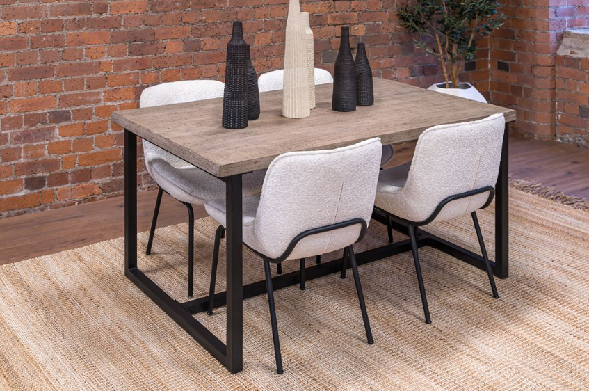 Nancy Dinning Chair - Bouchle White