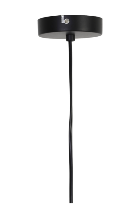 Varo Lighting Set of 3 Iron Hanging Ceiling Lights in Black