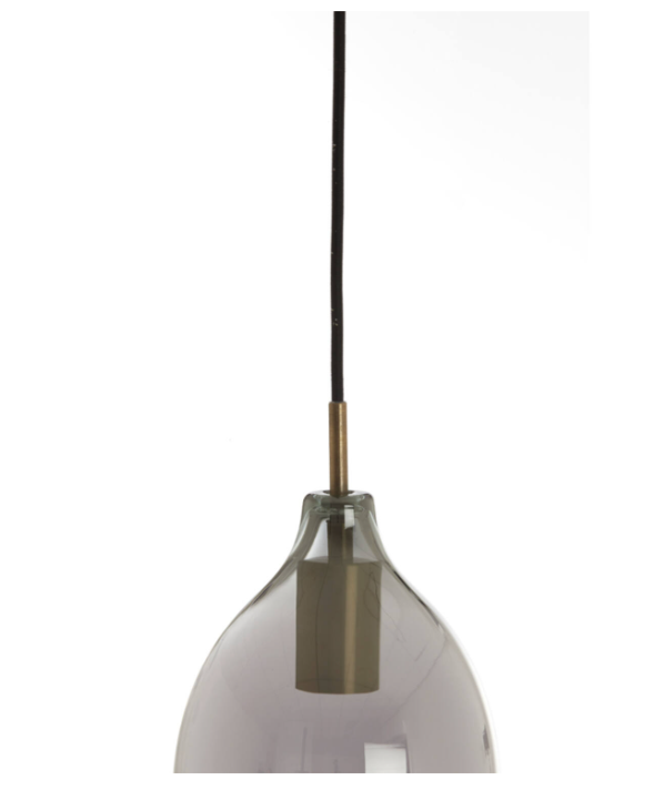 Willow Ceiling Light – Antique Bronze + Smoked Glass (Set of 5)
