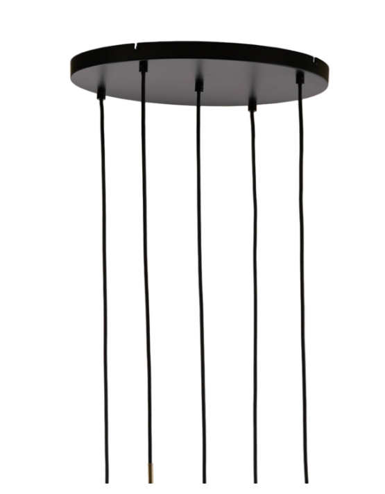 Willow Ceiling Light – Antique Bronze + Smoked Glass (Set of 5)