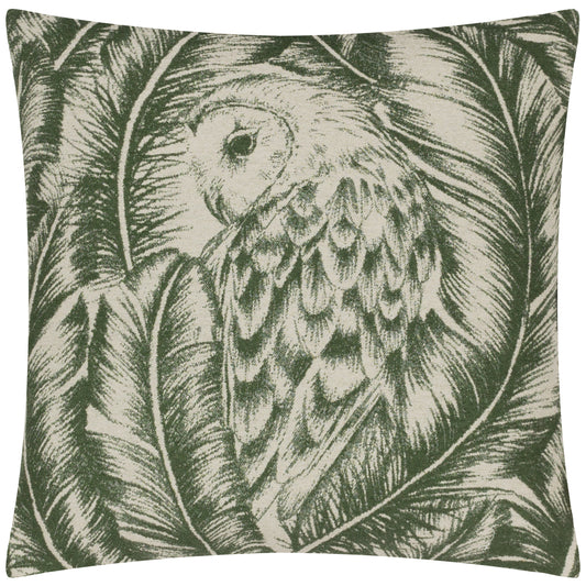 Green Wise Owl Cushion