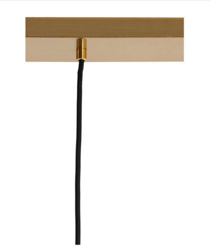 Pearl Ceiling Light – Glass Amber + Gold (Set of 3)