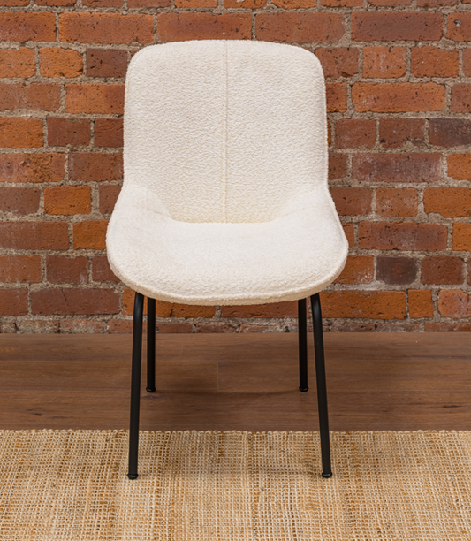 Nancy Dinning Chair - Bouchle White