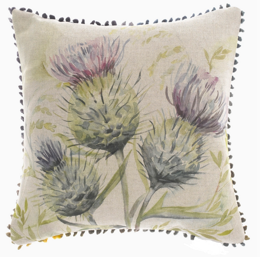 Soft Thistle Cushion
